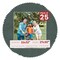 Dark Grey Suede Mat Board for 32x32 Frames - Fits 27x30 Photos